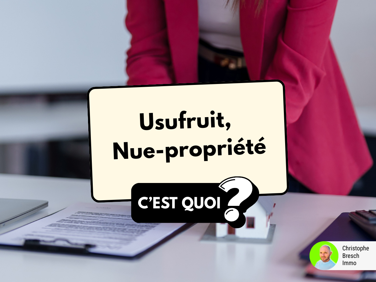 Usufruit et nue-propriété : définition | Efficity Marseille 9e Usufruit et nue-propriété : définition, visuel explicatif pour comprendre le démembrement de propriété